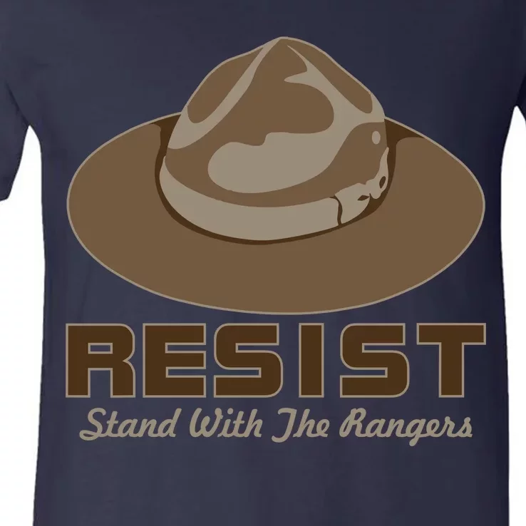 Resist. Stand With the Rangers National Parks V-Neck T-Shirt