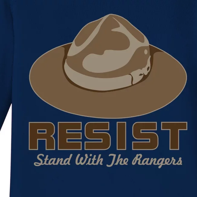 Resist. Stand With the Rangers National Parks Baby Long Sleeve Bodysuit