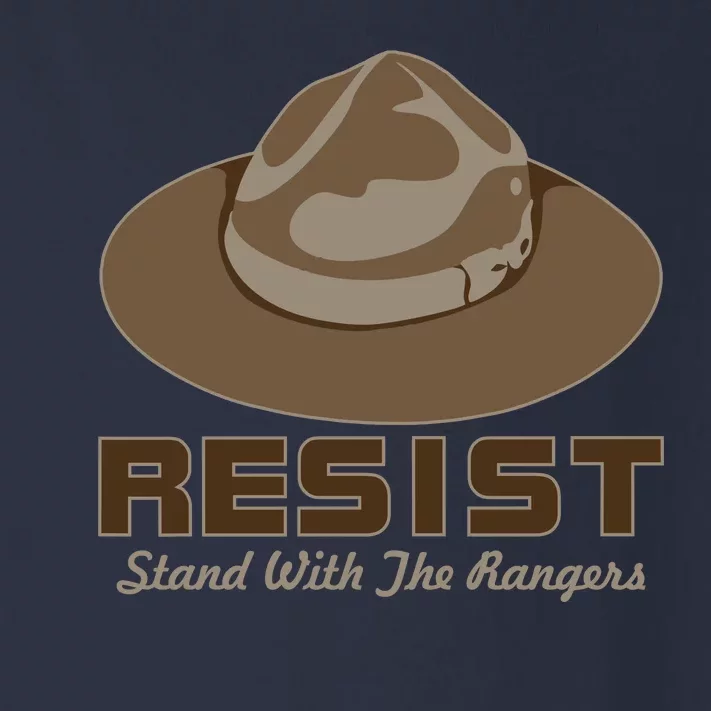 Resist. Stand With the Rangers National Parks Toddler Long Sleeve Shirt