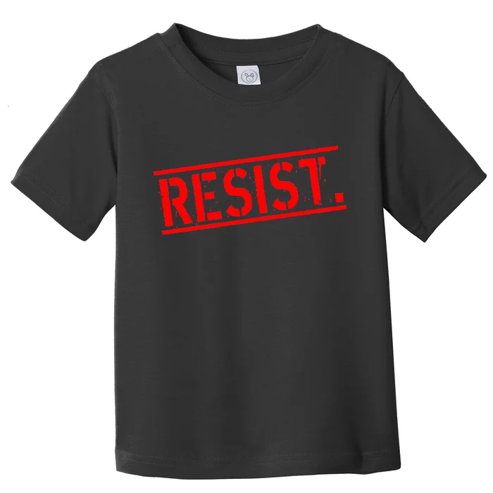 Resist. Vintage Army Stamp Anti Trump Resistance Toddler T-Shirt