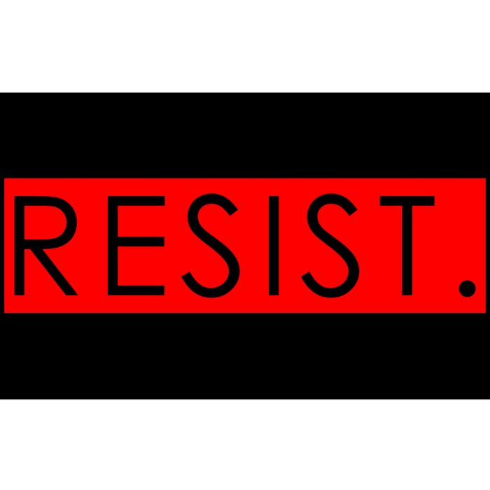 Resist Campaign Red Box Logo Anti-Trump Bumper Sticker