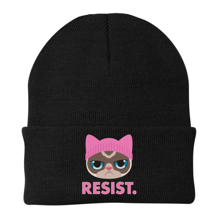 Resist Cat Knit Cap Winter Beanie