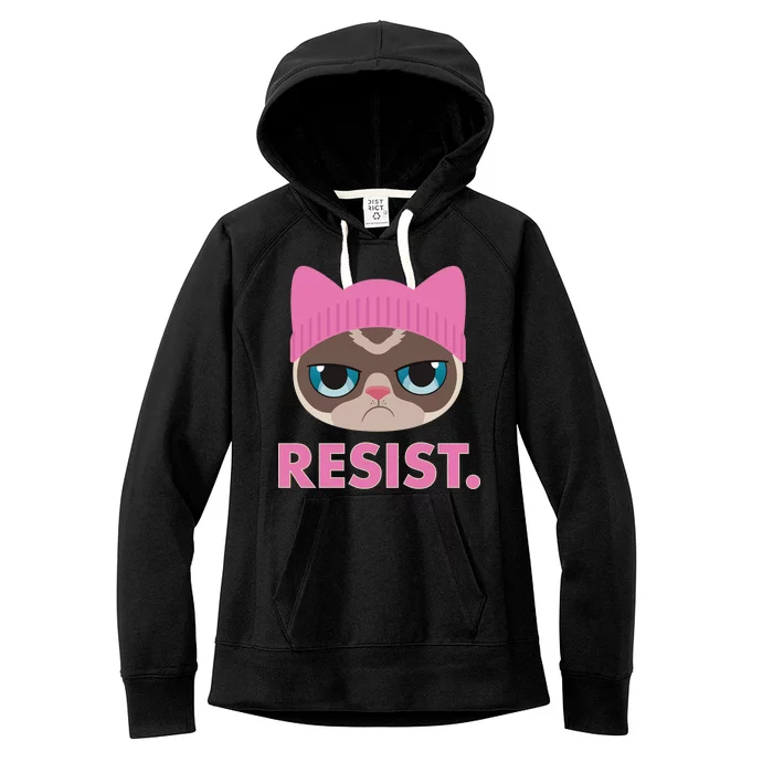 Resist Cat Women's Fleece Hoodie