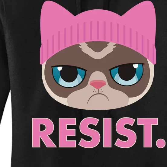 Resist Cat Women's Pullover Hoodie