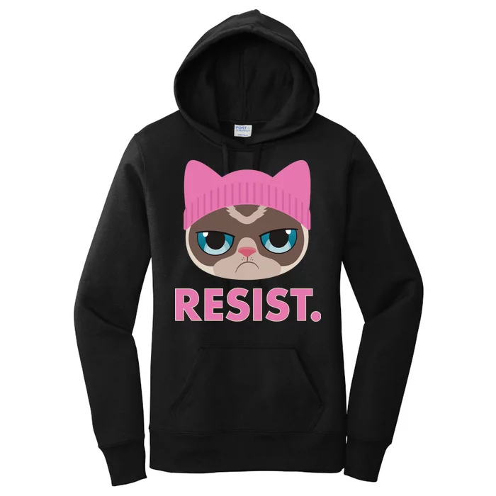 Resist Cat Women's Pullover Hoodie