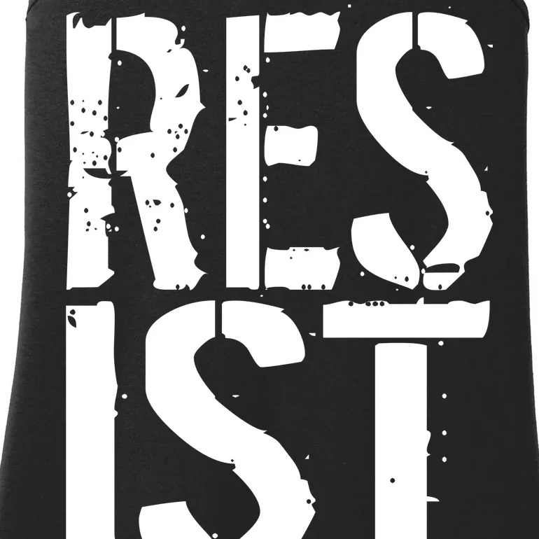 Resist Distressed Ladies Essential Tank