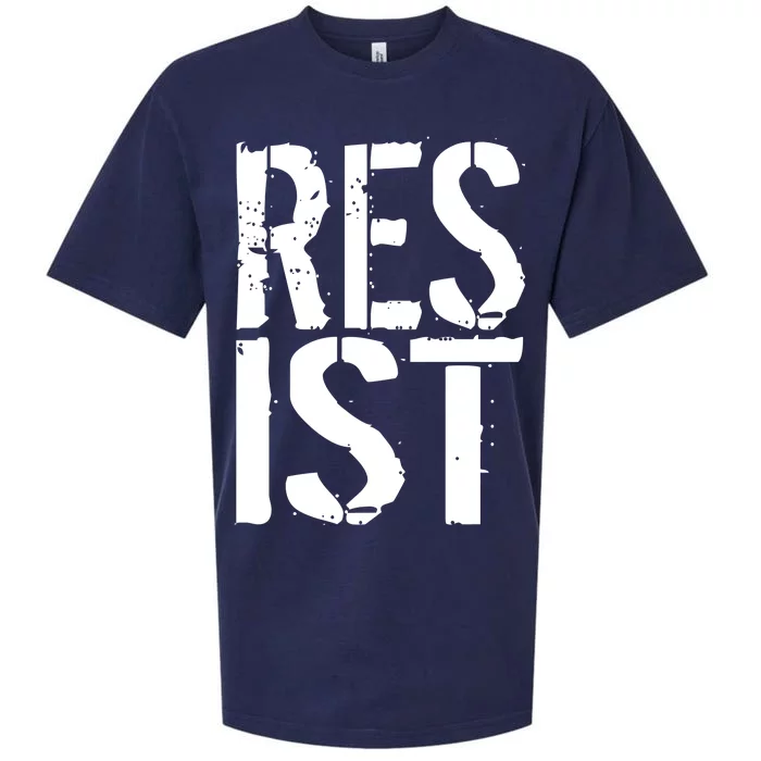 Resist Distressed Sueded Cloud Jersey T-Shirt