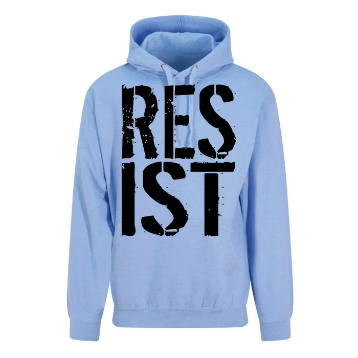 Resist Distressed Unisex Surf Hoodie