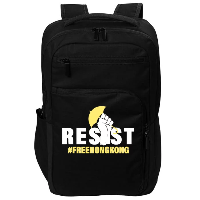 Resist Fight For Hong Kong Yellow Umbrella Movement Impact Tech Backpack