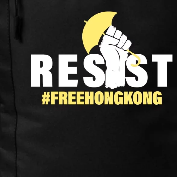 Resist Fight For Hong Kong Yellow Umbrella Movement Daily Commute Backpack