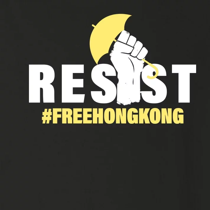 Resist Fight For Hong Kong Yellow Umbrella Movement Toddler Long Sleeve Shirt