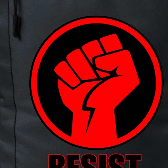 Resist Fist Circle Crest Resistance Anti Trump Daily Commute Backpack