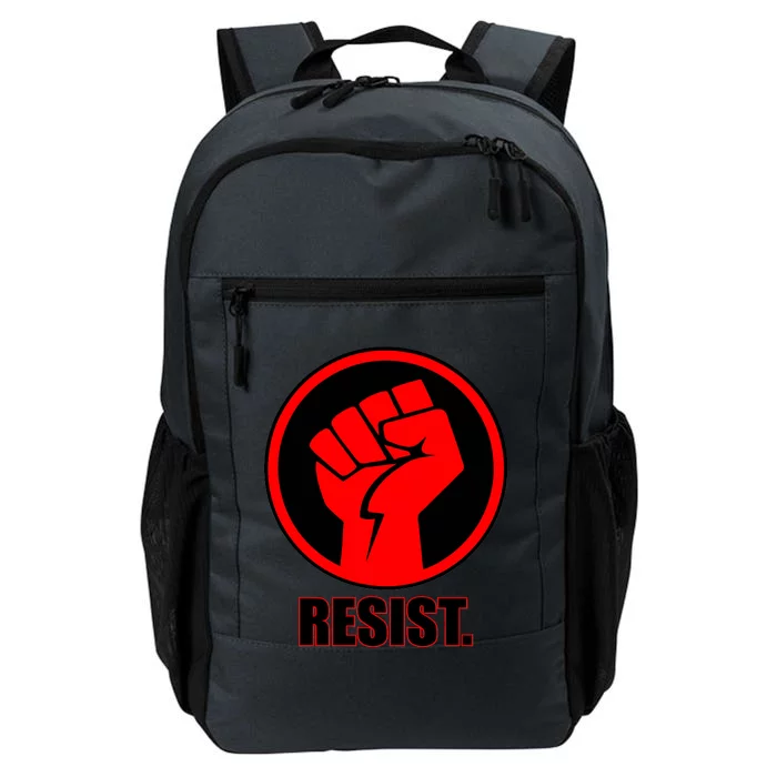 Resist Fist Circle Crest Resistance Anti Trump Daily Commute Backpack