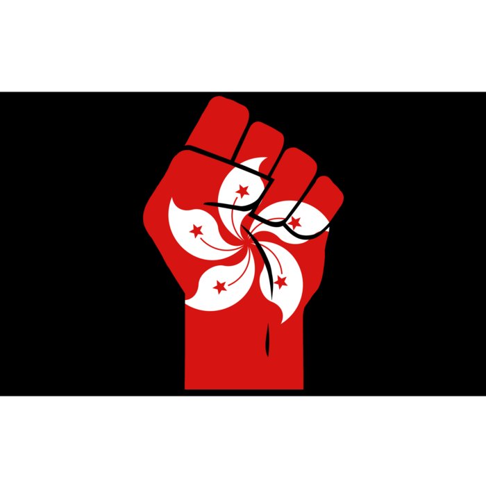 Resist Fist Hong Kong Flag Bumper Sticker