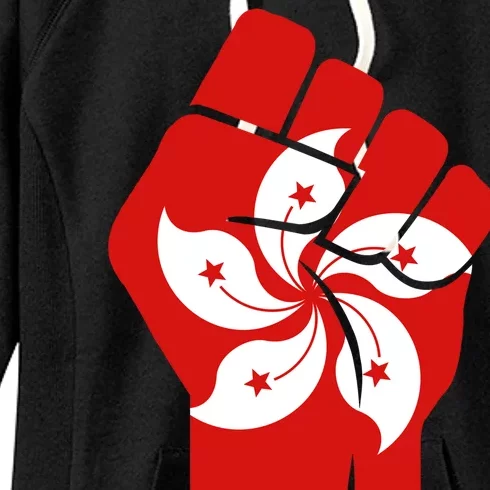 Resist Fist Hong Kong Flag Women's Fleece Hoodie