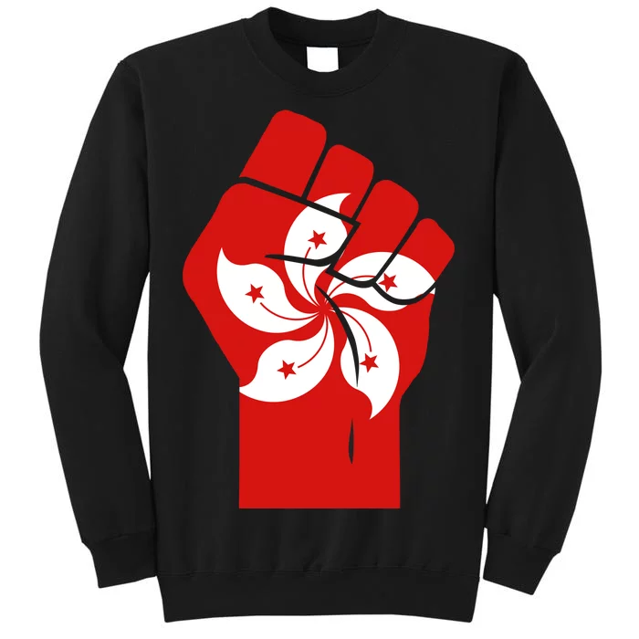 Resist Fist Hong Kong Flag Tall Sweatshirt