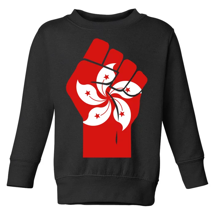 Resist Fist Hong Kong Flag Toddler Sweatshirt