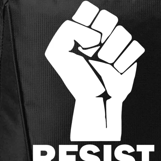 Resist Fist Logo Anti Trump City Backpack