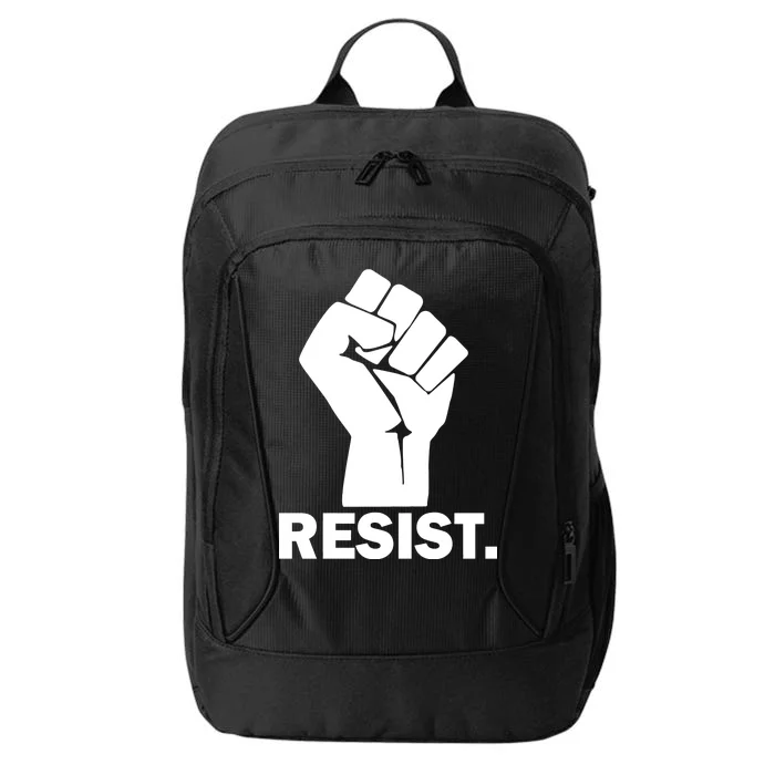 Resist Fist Logo Anti Trump City Backpack