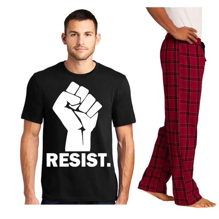 Resist Fist Logo Anti Trump Pajama Set