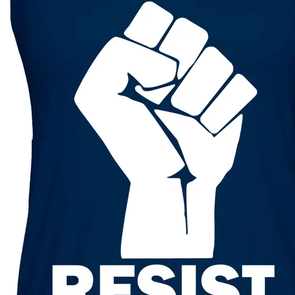 Resist Fist Logo Anti Trump Ladies Essential Flowy Tank