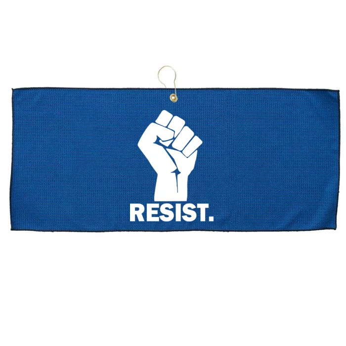 Resist Fist Logo Anti Trump Large Microfiber Waffle Golf Towel