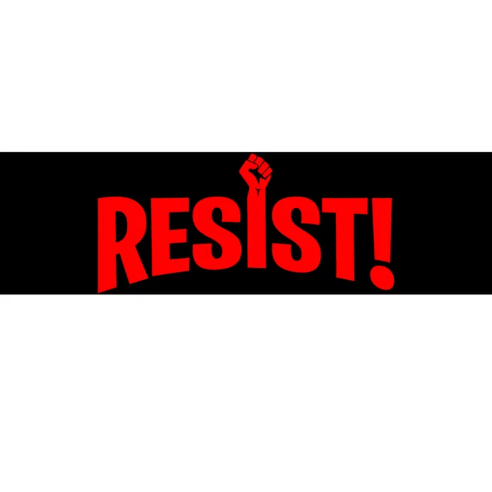 Resist Fist Logo Anti Trump Resistance Revolution Bumper Sticker