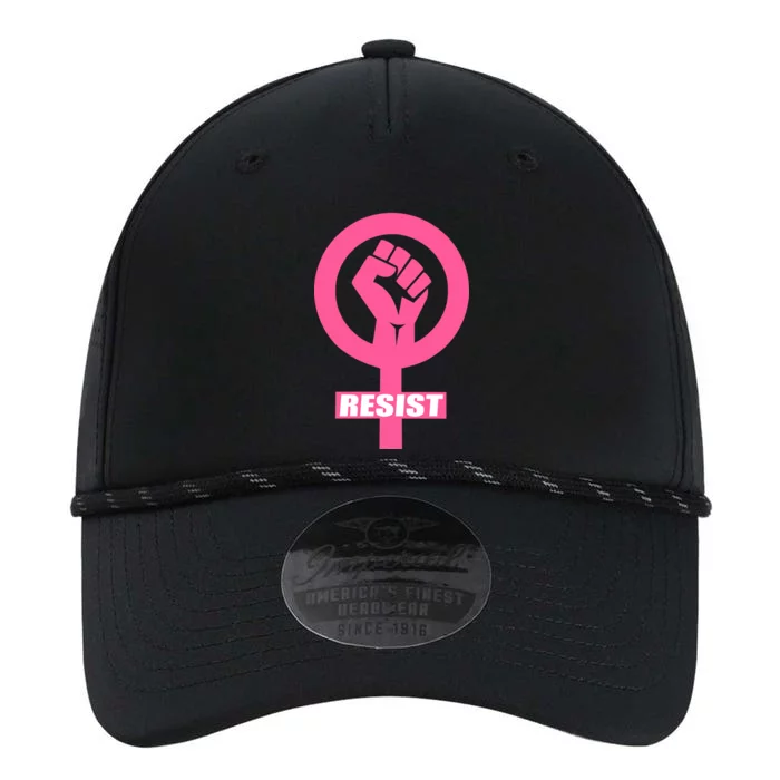 Resist Fist Women's Rights Logo Anti Trump Protest Performance The Dyno Cap