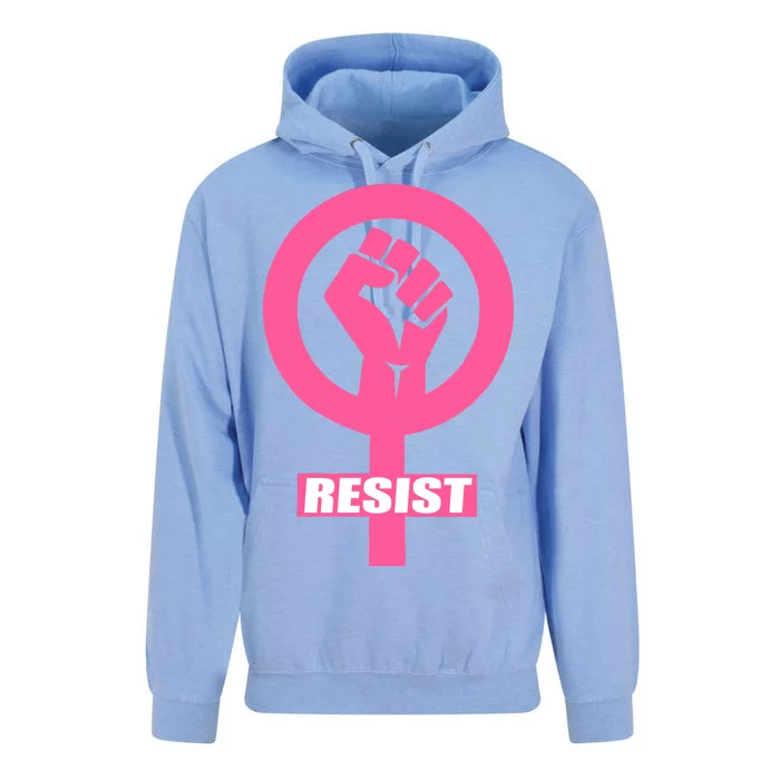 Resist Fist Women's Rights Logo Anti Trump Protest Unisex Surf Hoodie