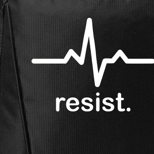 Resist Heart Beat Resistance Logo City Backpack