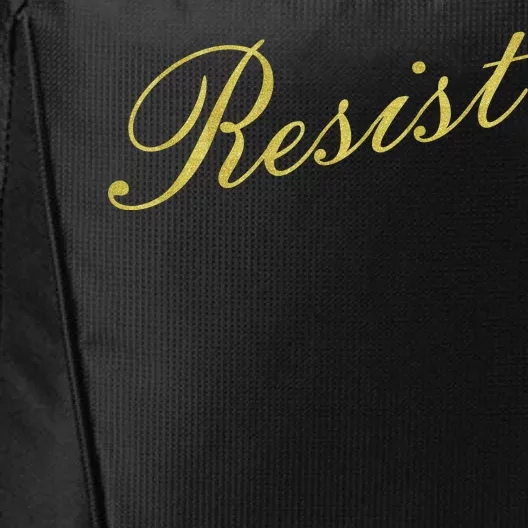 Resist Limited Gold Script City Backpack