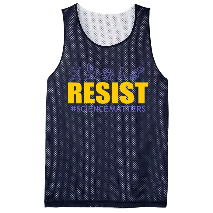 Resist March for Science #sciencematters Earth Scientists Mesh Reversible Basketball Jersey Tank