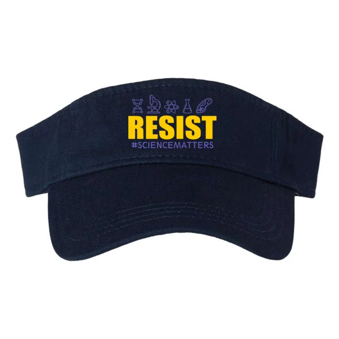 Resist March for Science #sciencematters Earth Scientists Valucap Bio-Washed Visor