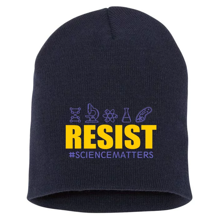 Resist March for Science #sciencematters Earth Scientists Short Acrylic Beanie