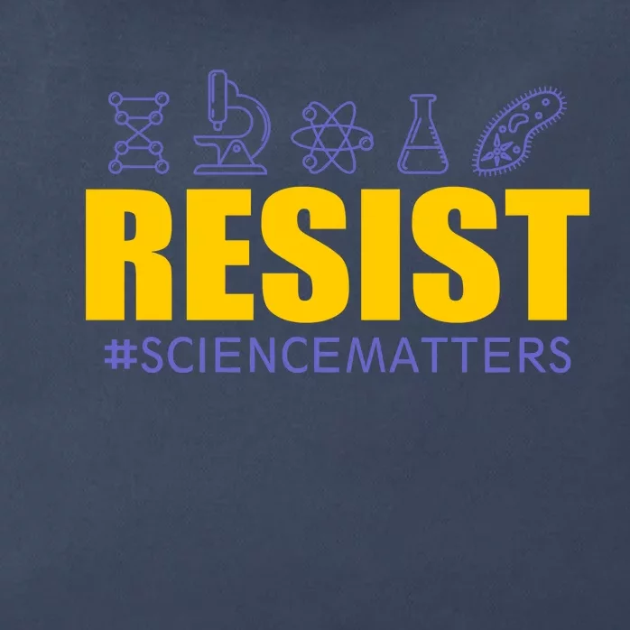 Resist March for Science #sciencematters Earth Scientists Zip Tote Bag