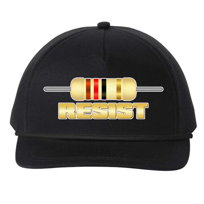 Resist Resistor Snapback Five-Panel Rope Hat