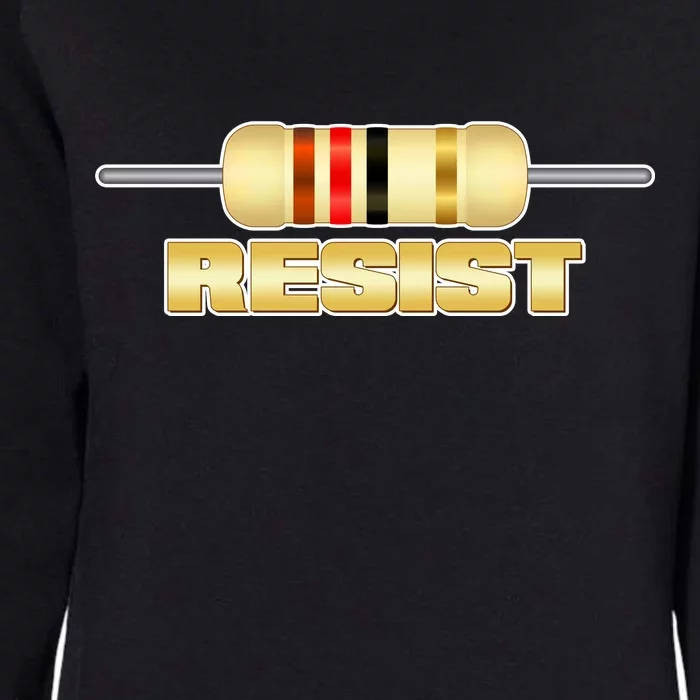 Resist Resistor Womens California Wash Sweatshirt