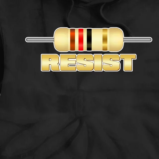 Resist Resistor Tie Dye Hoodie