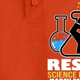 Resist Science is Power March for Science Fist Logo Dry Zone Grid Performance Polo