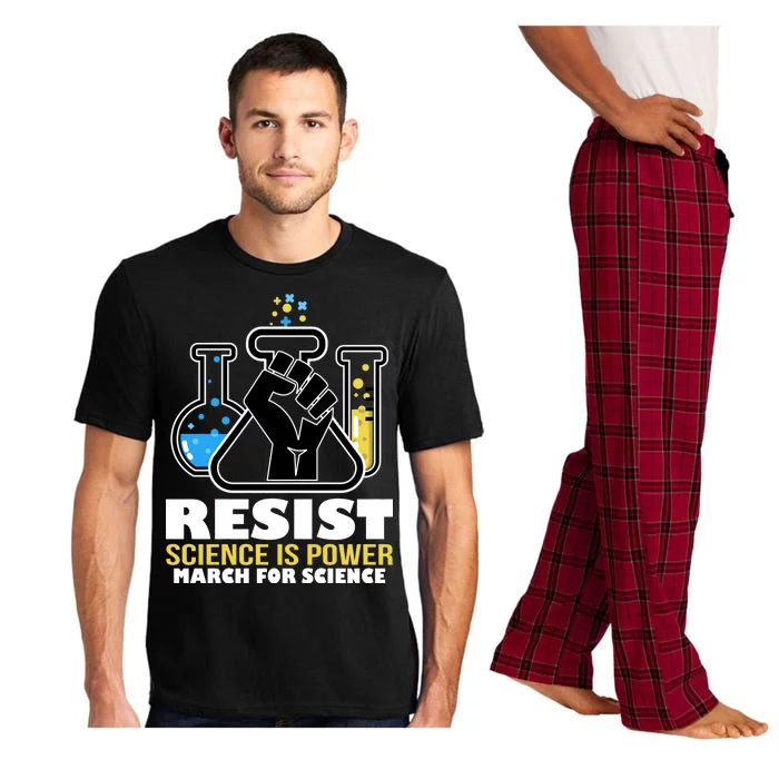 Resist Science is Power March for Science Fist Logo Pajama Set