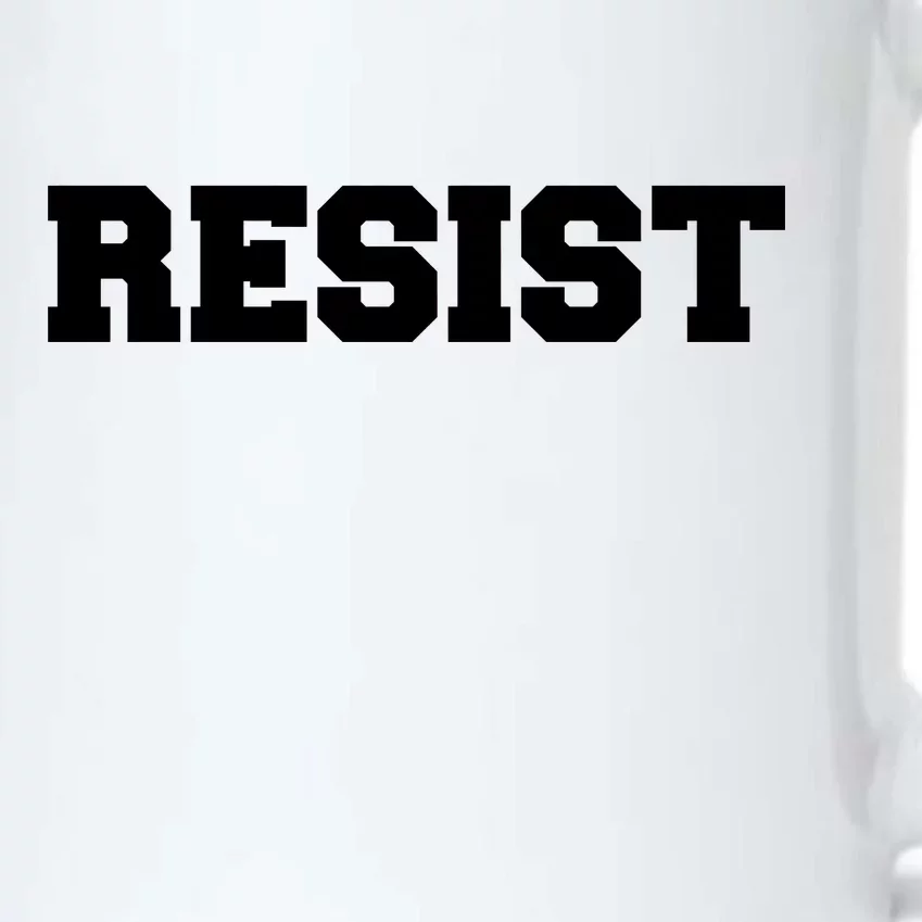 RESIST The Resistance Anti Donald Trump Love Trumps Hate Black Color Changing Mug