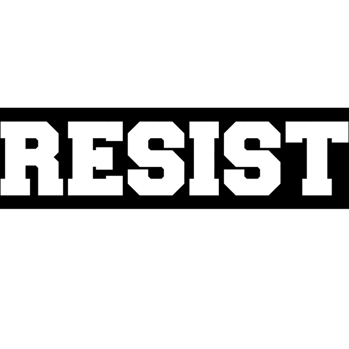 RESIST The Resistance Anti Donald Trump Love Trumps Hate Bumper Sticker