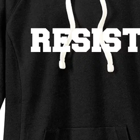 RESIST The Resistance Anti Donald Trump Love Trumps Hate Women's Fleece Hoodie