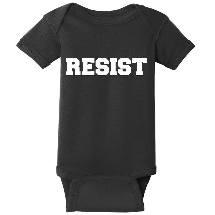 RESIST The Resistance Anti Donald Trump Love Trumps Hate Baby Bodysuit