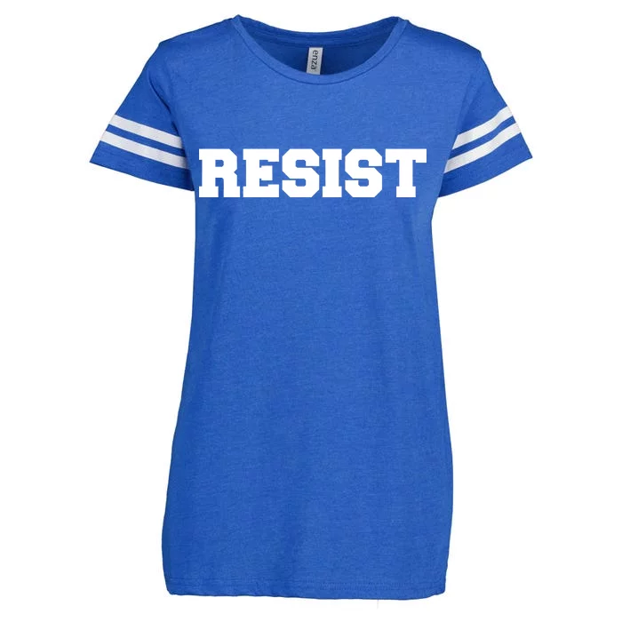 RESIST The Resistance Anti Donald Trump Love Trumps Hate Enza Ladies Jersey Football T-Shirt