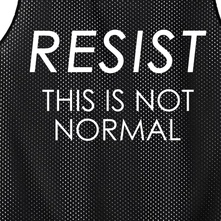 Resist This is Not Normal Anti Trump Mesh Reversible Basketball Jersey Tank