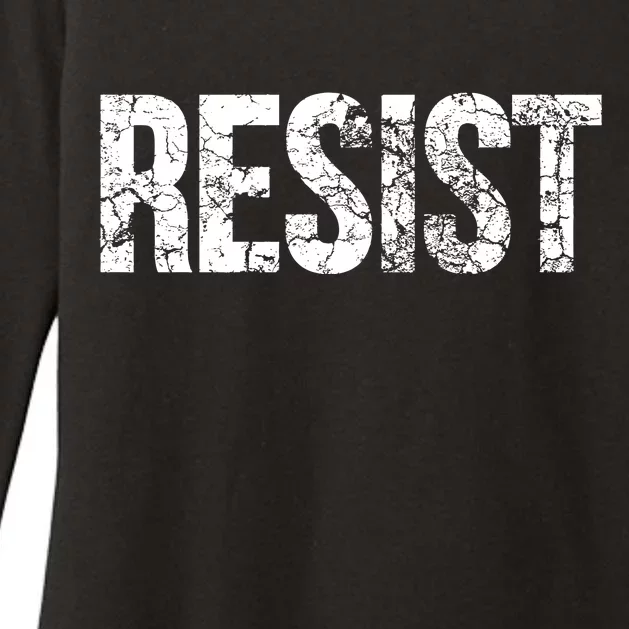 Resist United States of America Rebel Political Resistance Womens CVC Long Sleeve Shirt