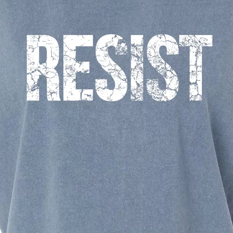 Resist United States of America Rebel Political Resistance Garment-Dyed Women's Muscle Tee