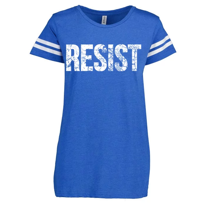 Resist United States of America Rebel Political Resistance Enza Ladies Jersey Football T-Shirt