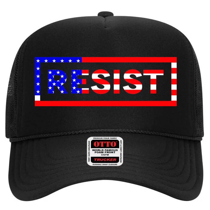 Resist USA High Crown Mesh Trucker Hat